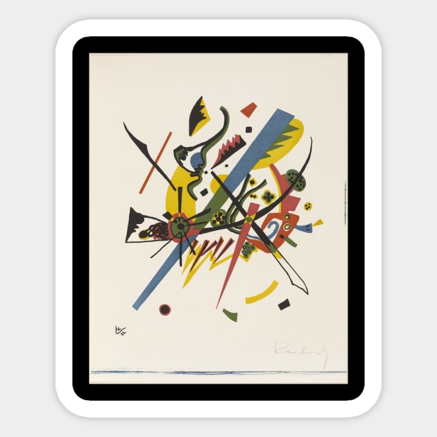 Wassily Kandinsky Abstract Art Sticker by KOTFILMS